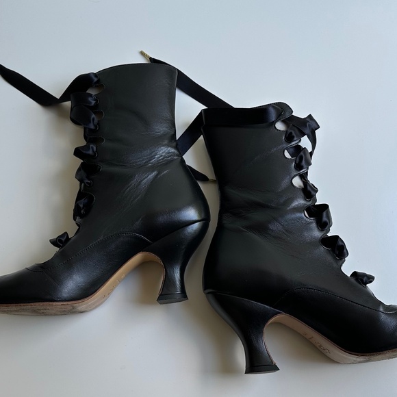 American Duchess Original Tango Boots 8 1/2 Great Condition - Picture 9 of 10